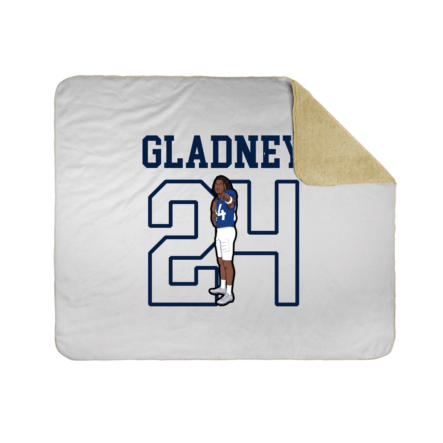 Throw Blanket — Shirsey in White