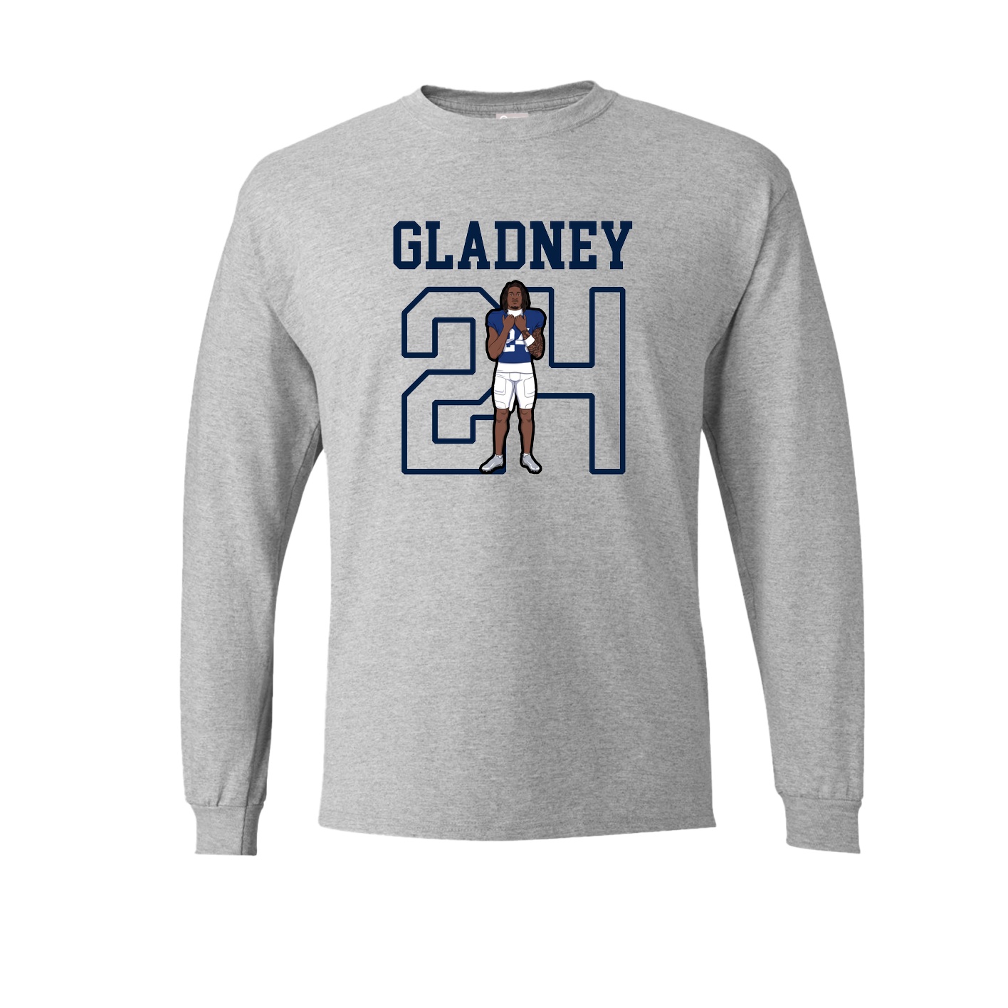 Long Sleeve Tee — Shirsey in Grey