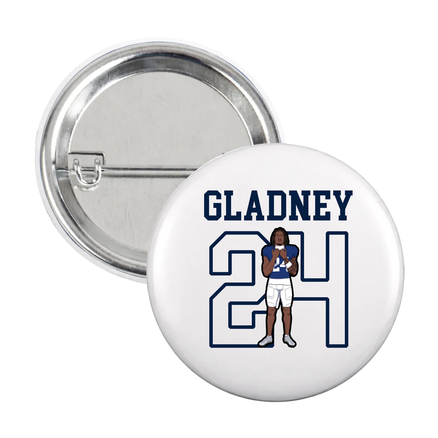 Game Day Button — Shirsey in White