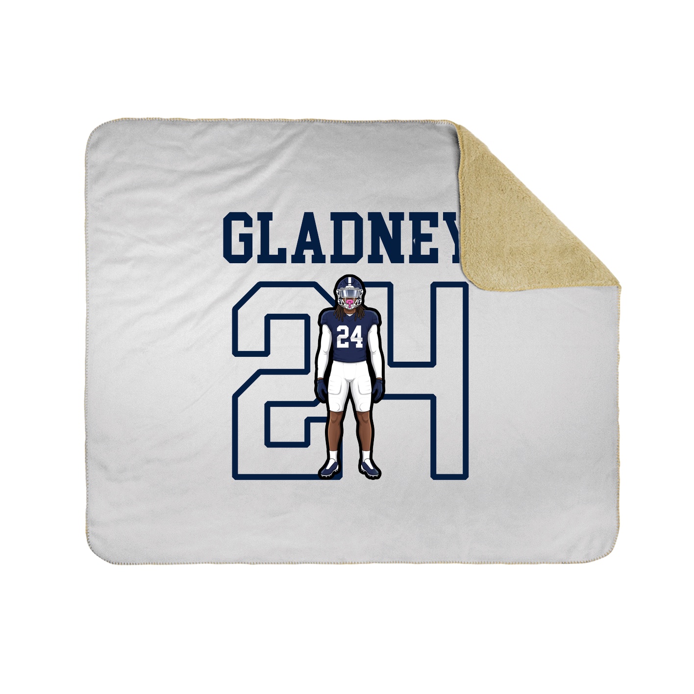 Throw Blanket — Shirsey in White