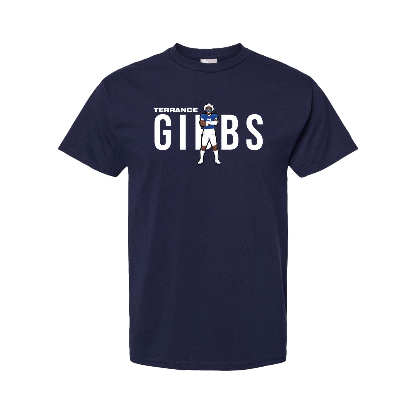 Youth Tee — Player Name in Navy