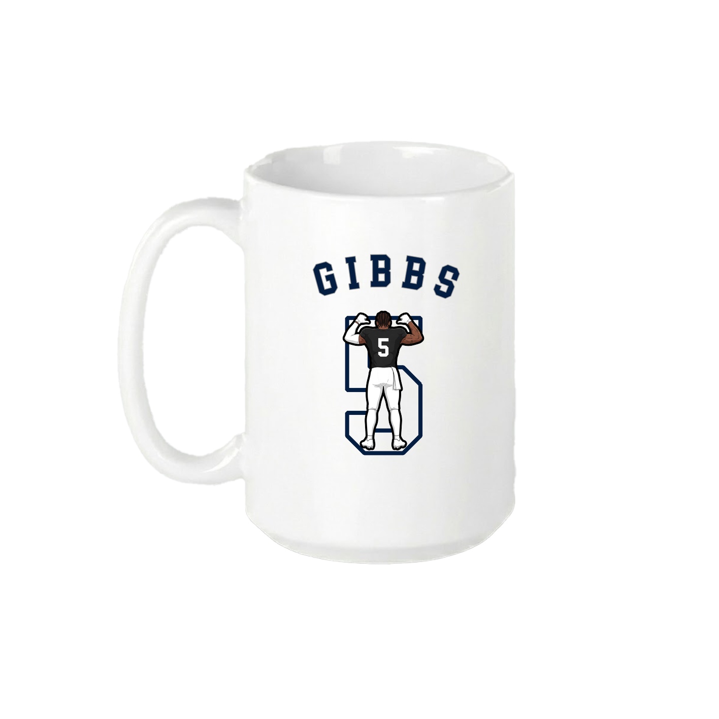 15oz Coffee Mug — Shirsey Arch in White