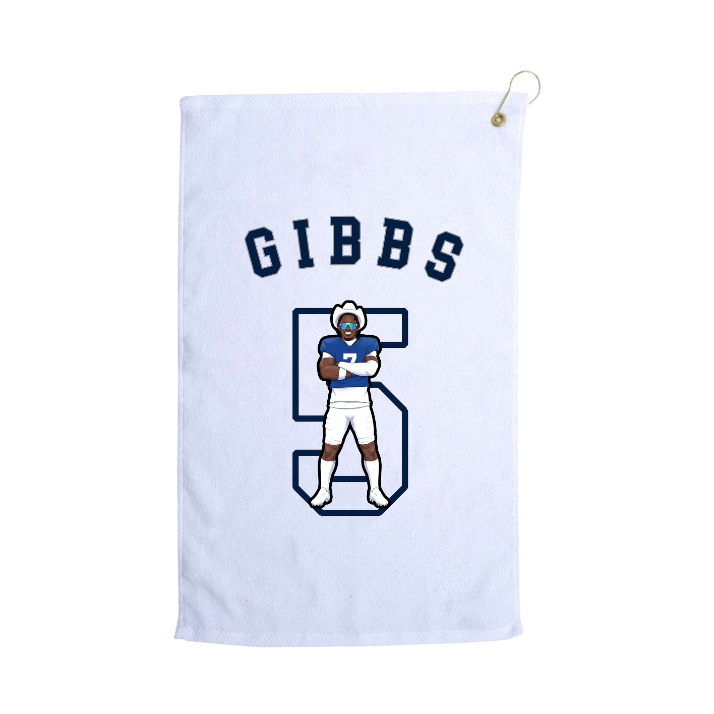 Golf Towel — Shirsey Arch in White