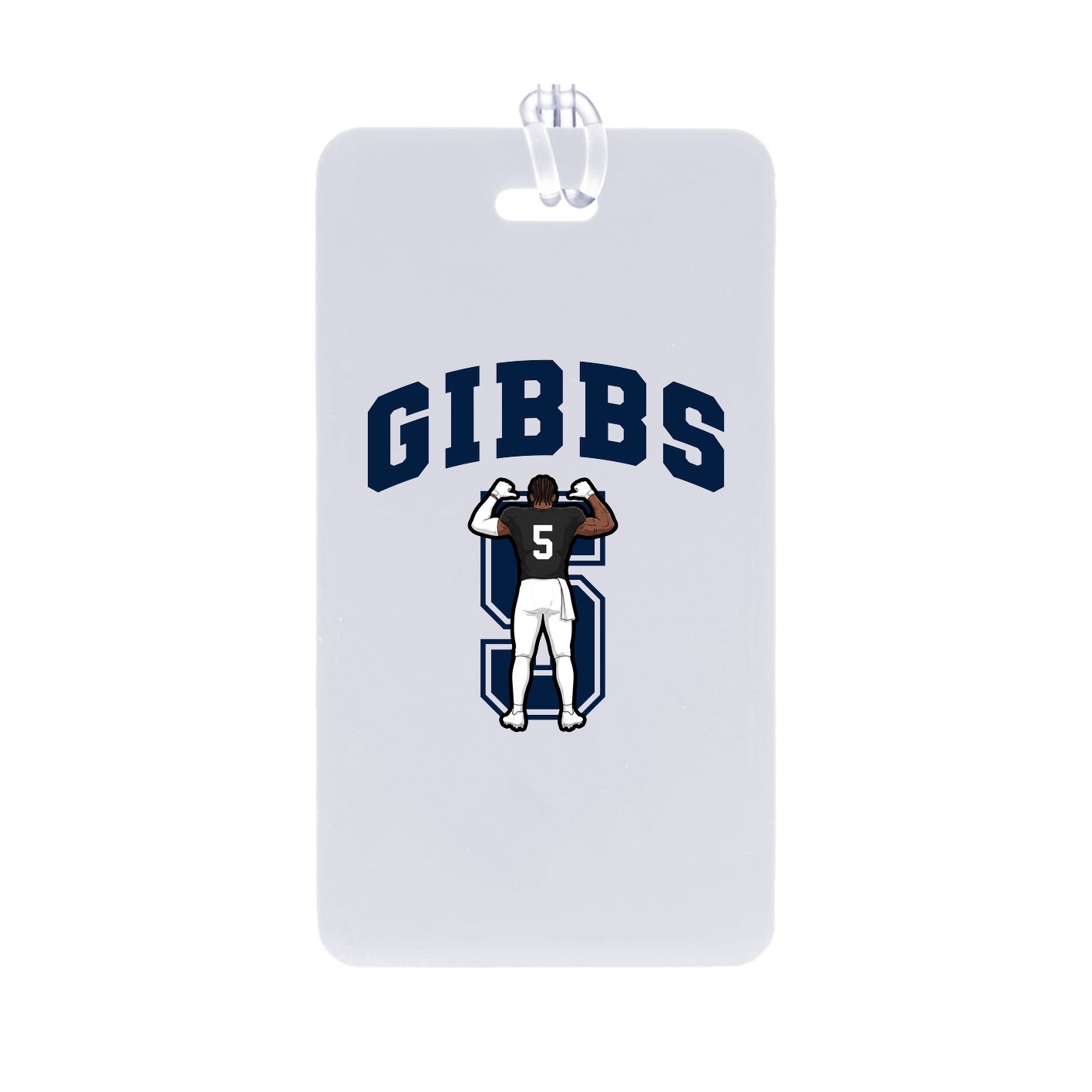 Bag Tag — Number in Classic
