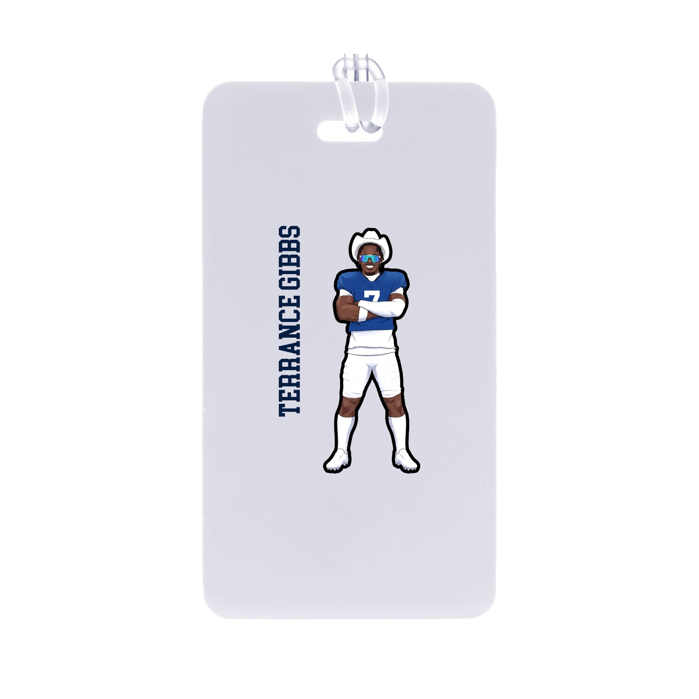 Bag Tag — Name Vertical in Classic