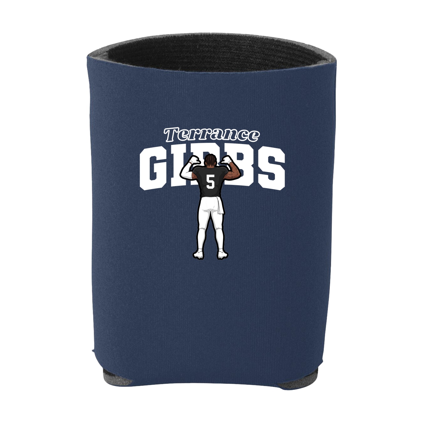 Can Holder — Name Arch in Navy