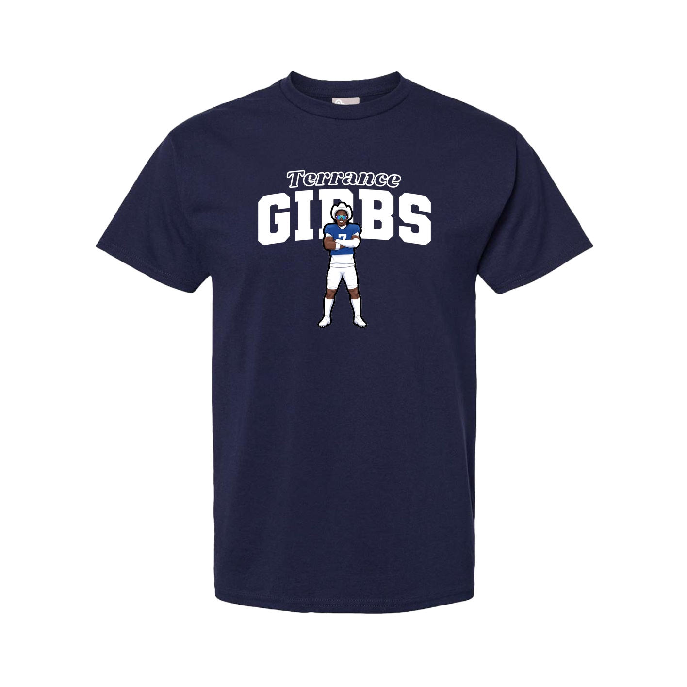 Tee — Name Arch in Navy