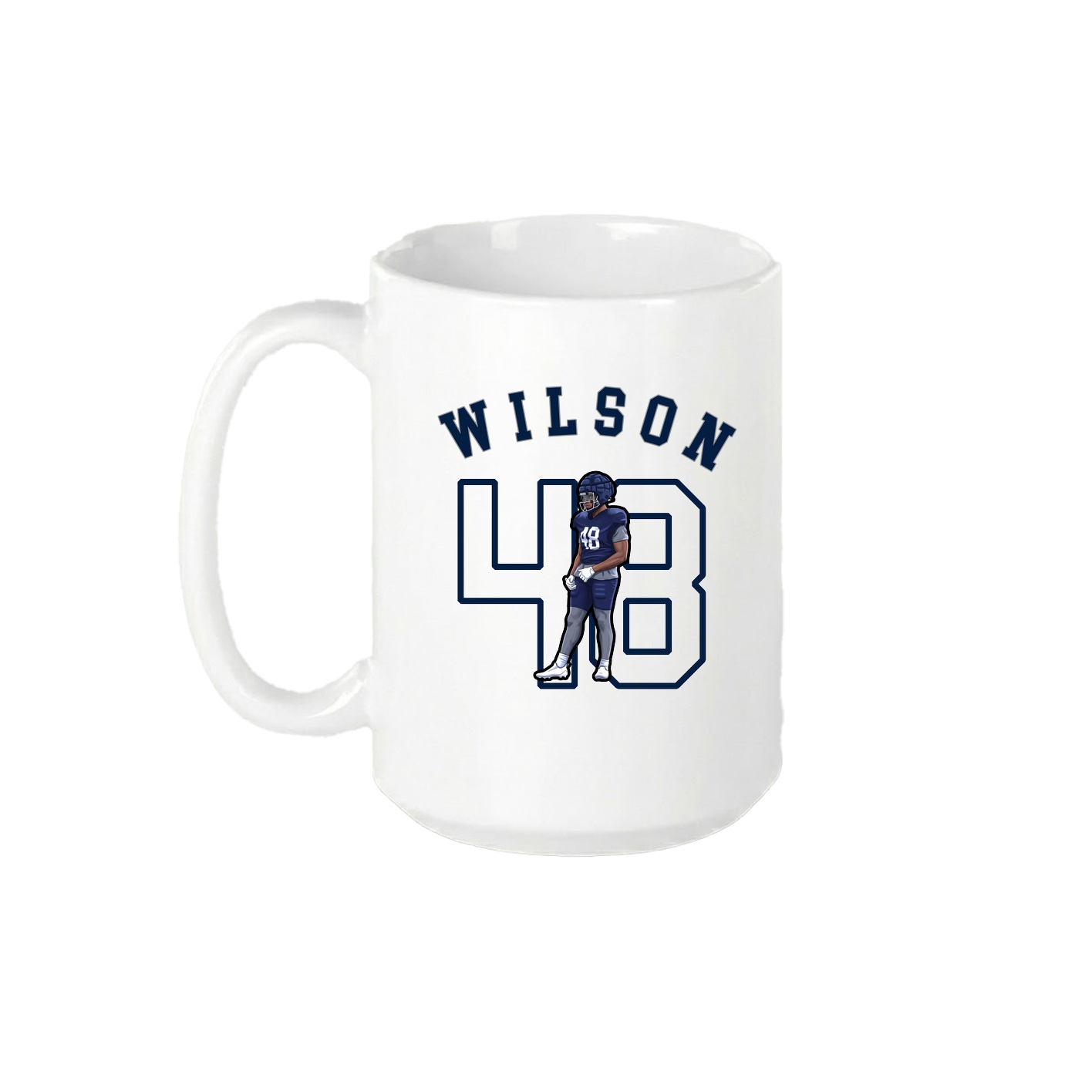15oz Coffee Mug — Shirsey Arch in White