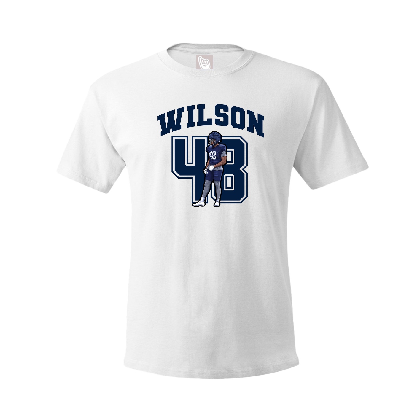 Tee — Number in White