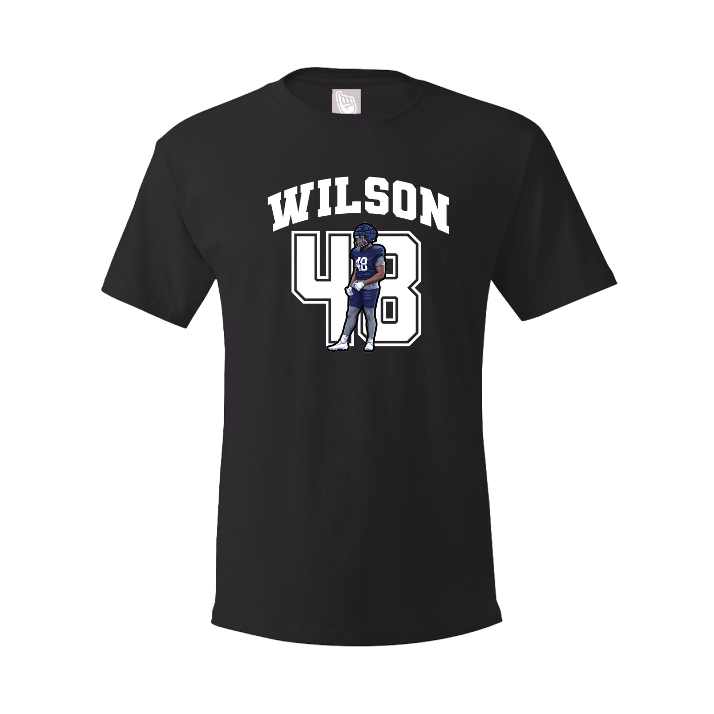 Youth Tee — Number in Black
