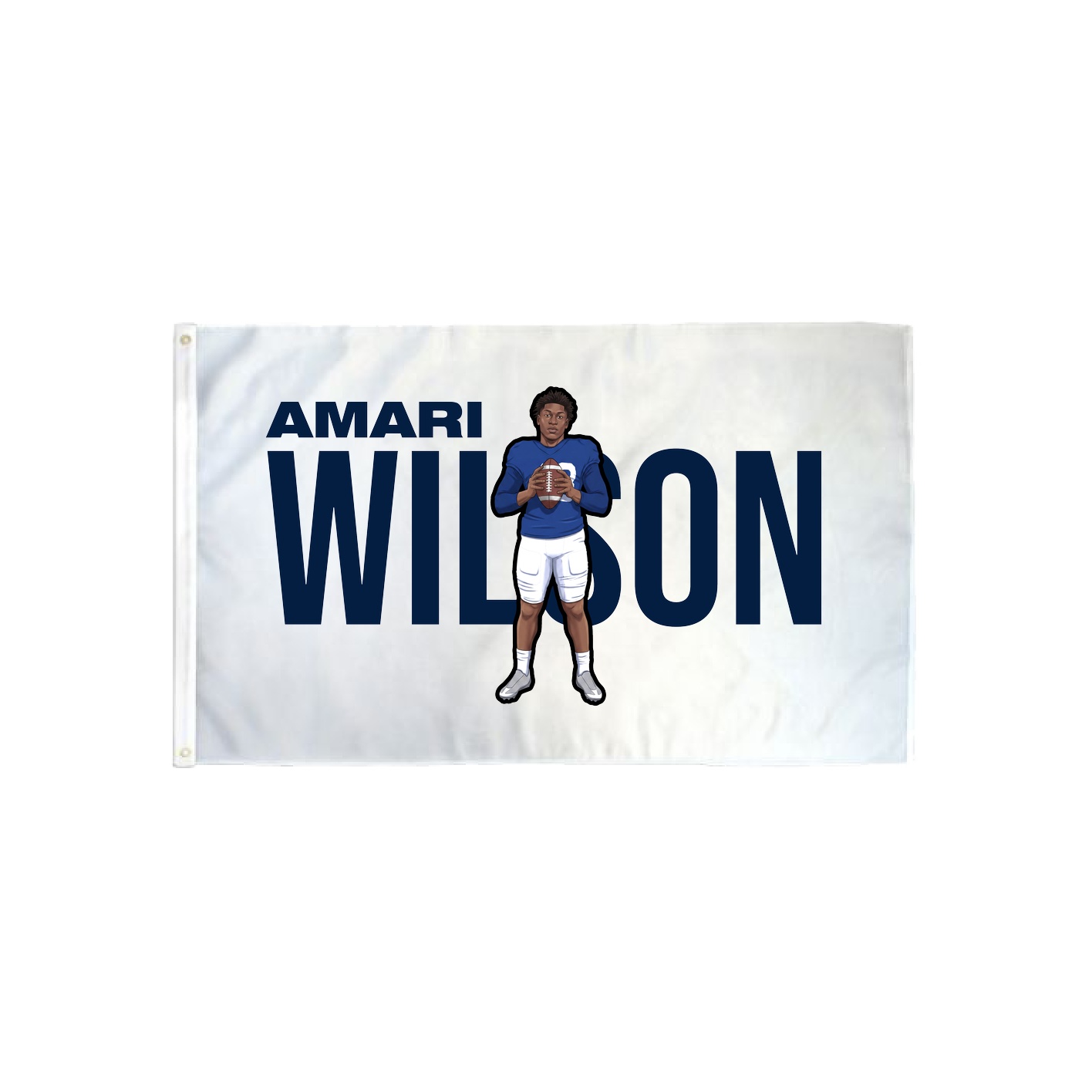 3x5 Flag — Player Name in Classic