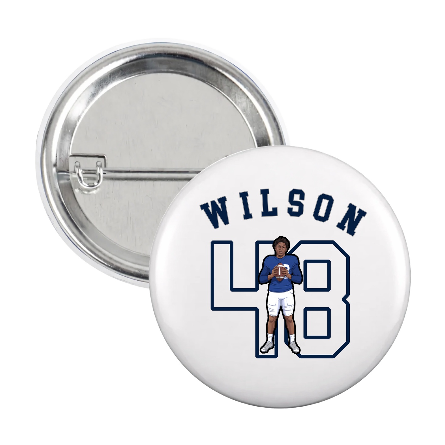 Game Day Button — Shirsey Arch in White