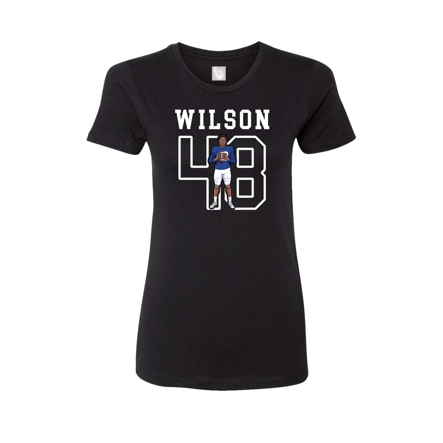 Fitted Women's Tee — Shirsey in Black