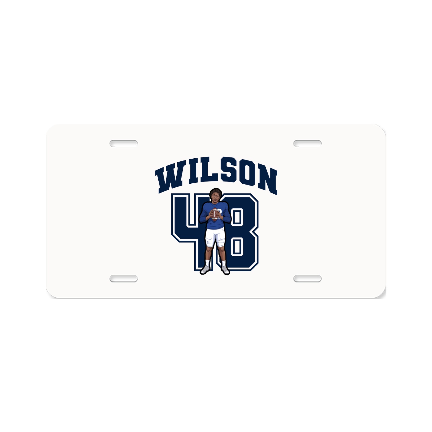 License Plate — Number in Classic