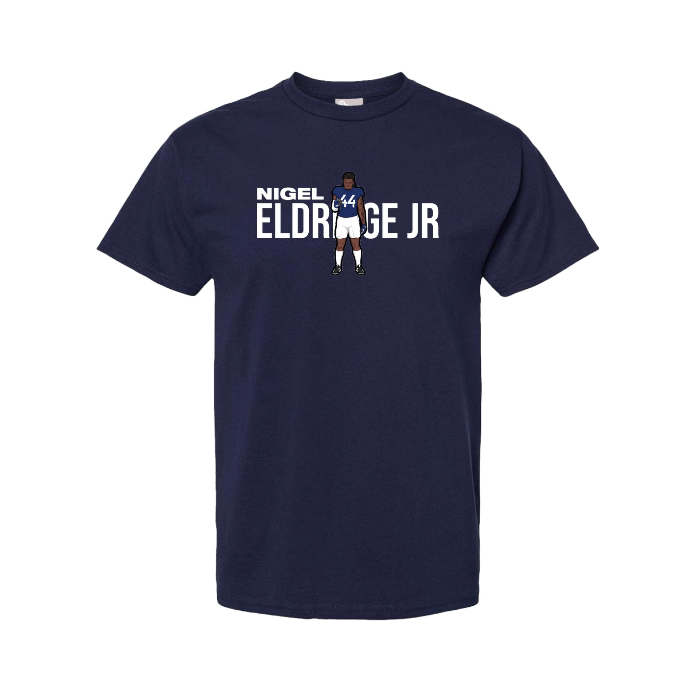 Tee — Player Name in Navy