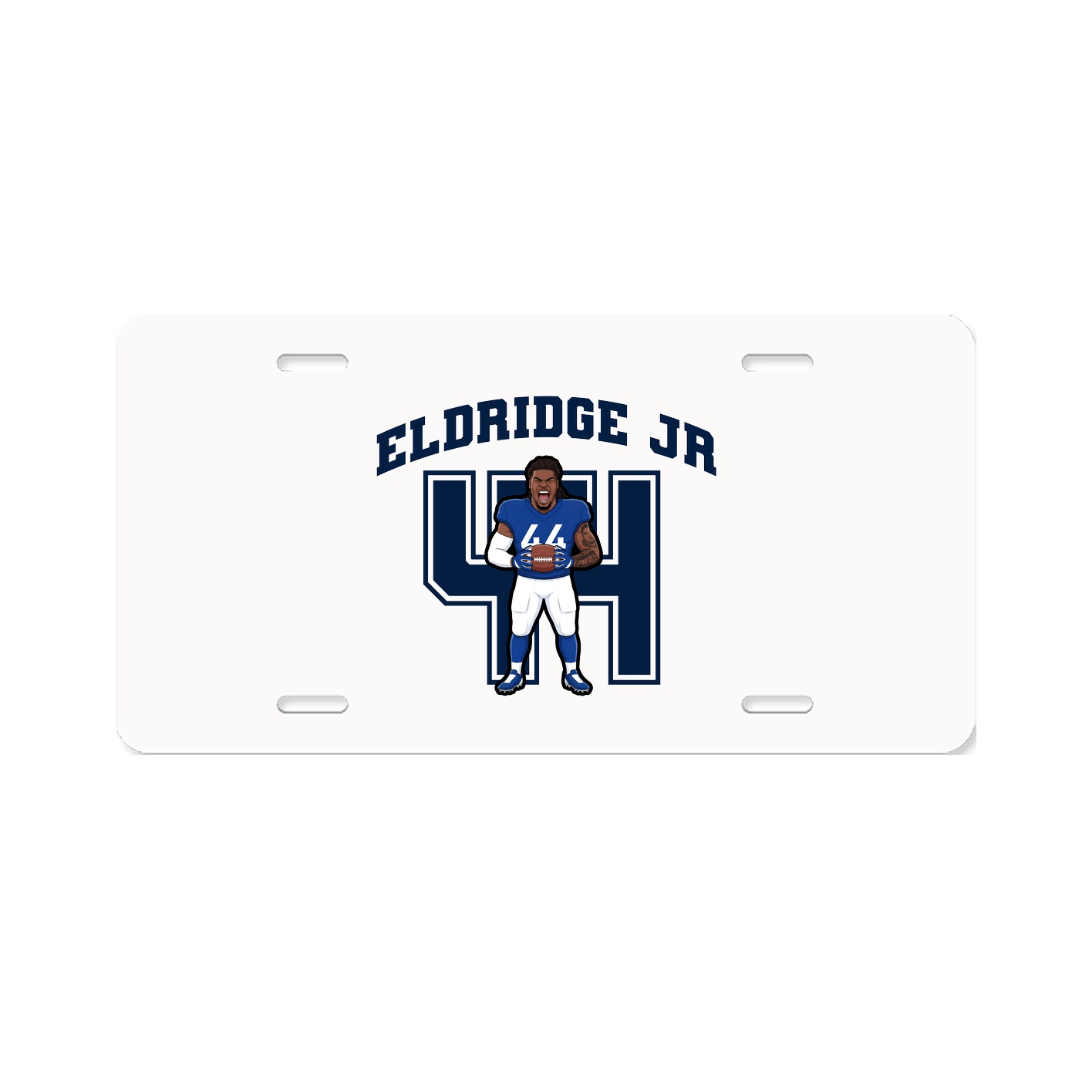 License Plate — Number in Classic