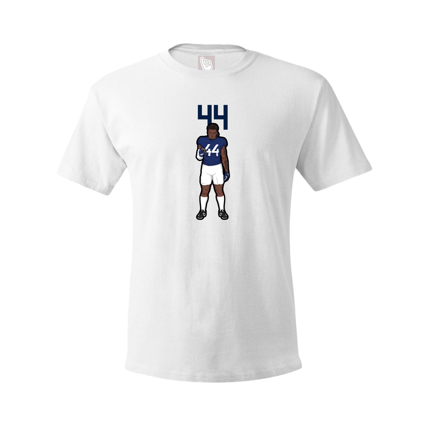 Tee — Number Top in White