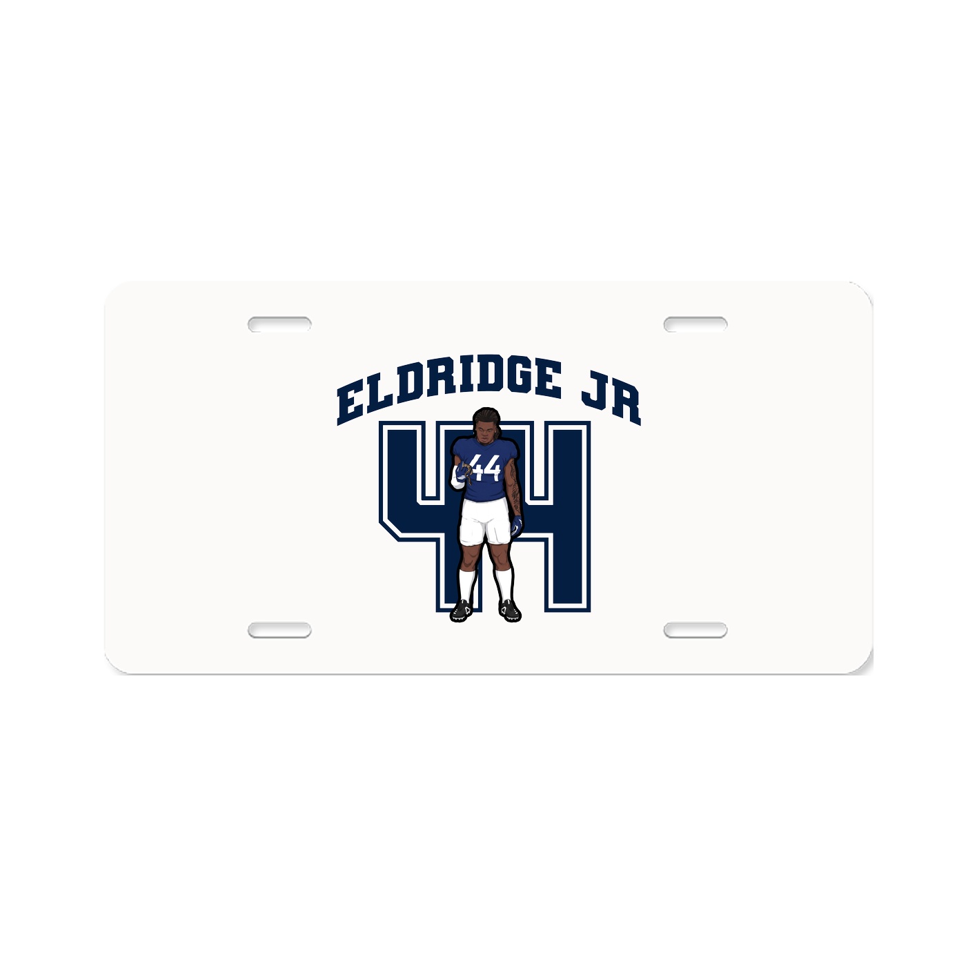 License Plate — Number in Classic