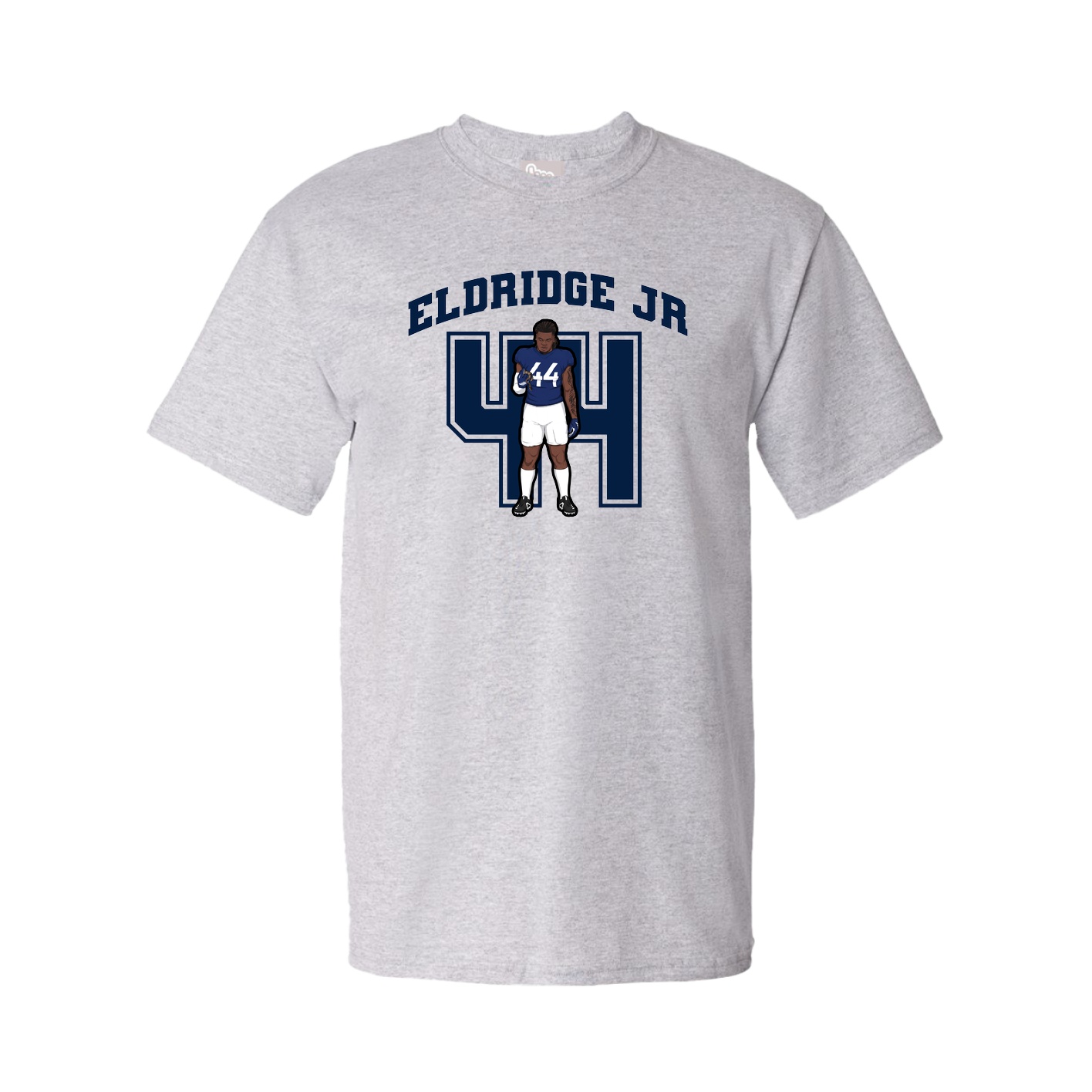 Youth Tee — Number in Grey