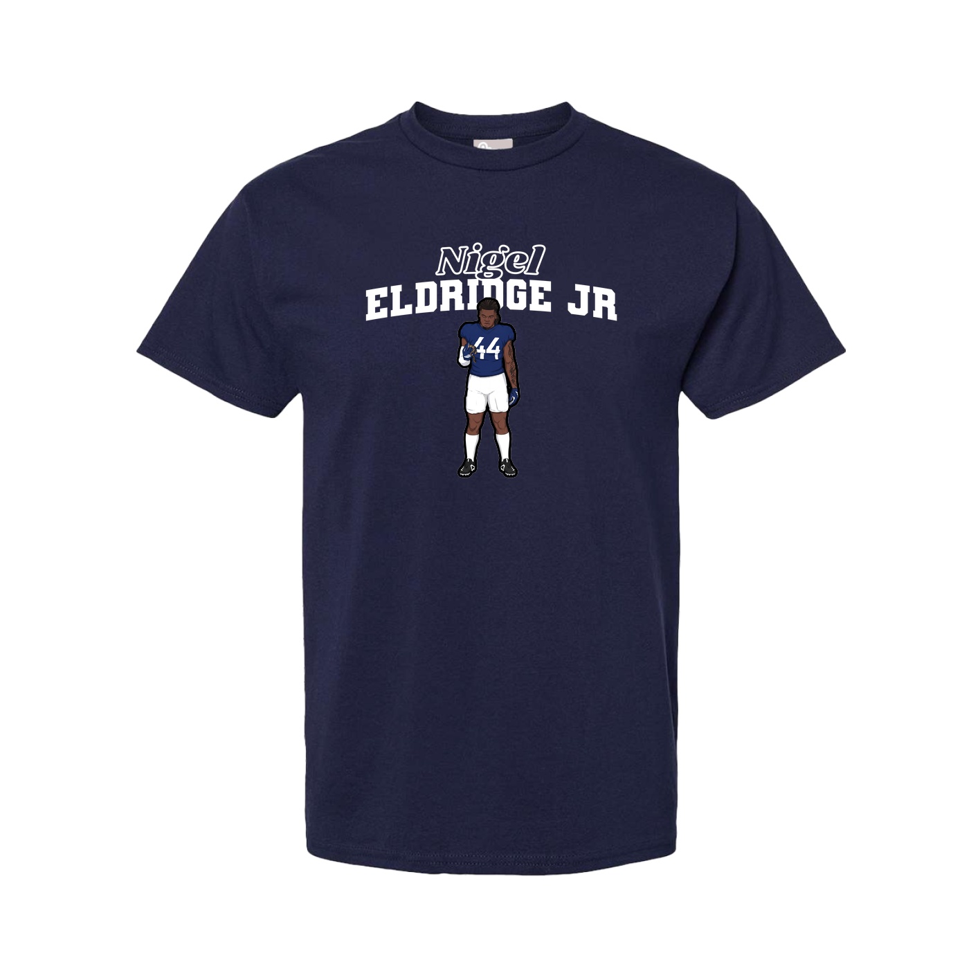 Youth Tee — Name Arch in Navy