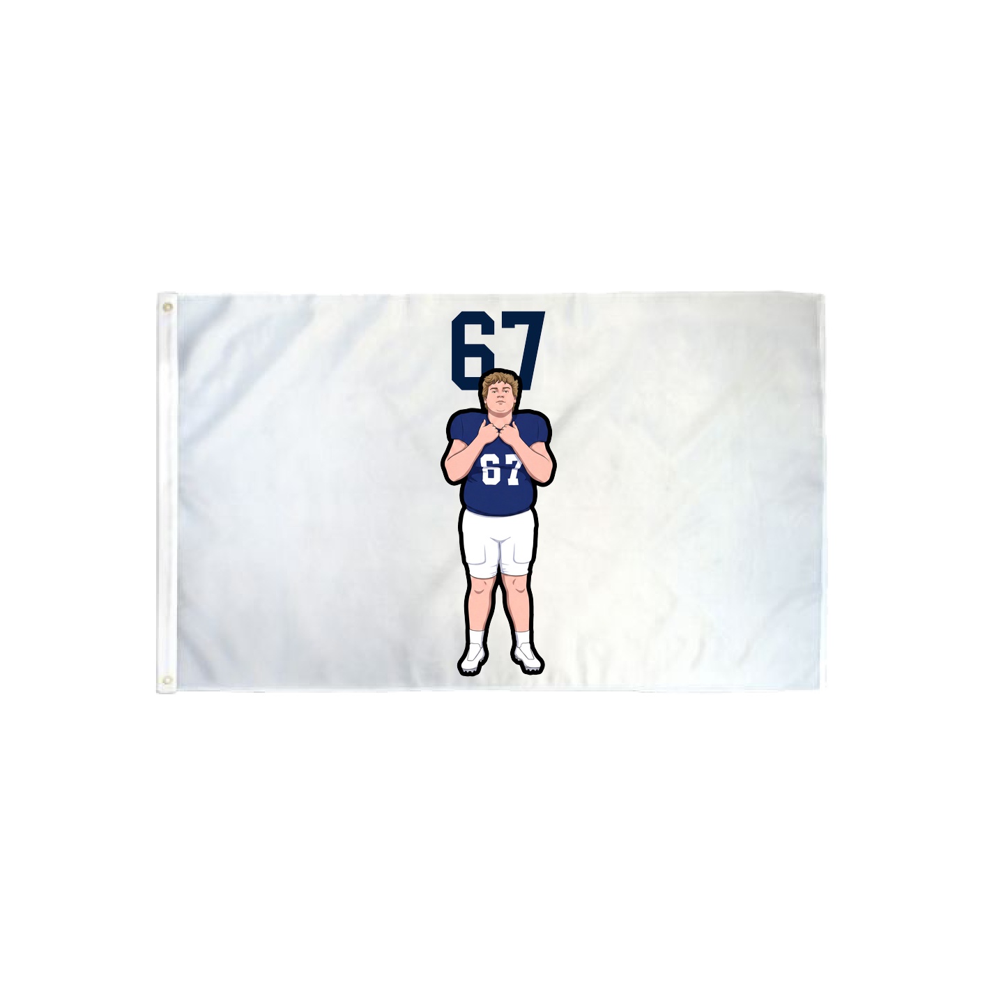 3x5 Flag — Number Top in Classic