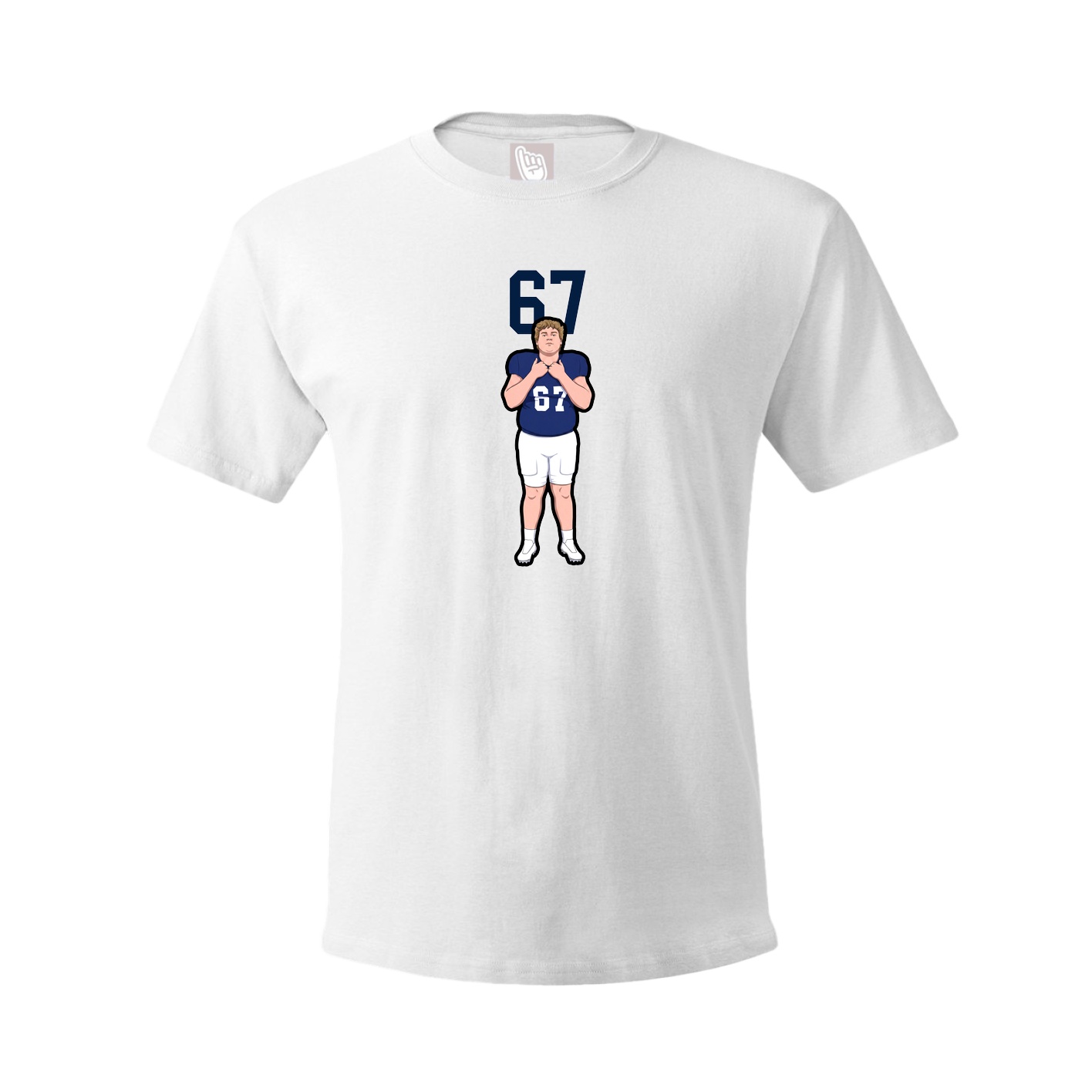 Tee — Number Top in White