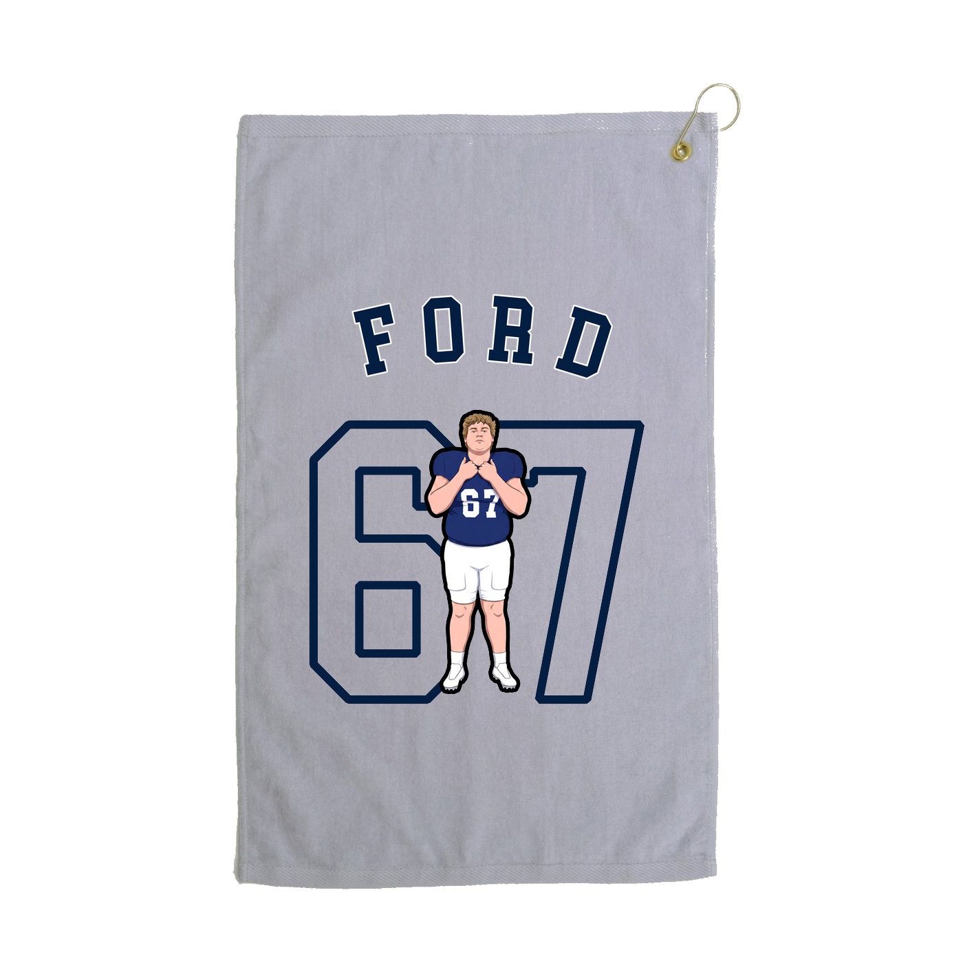 Golf Towel — Shirsey Arch in Grey