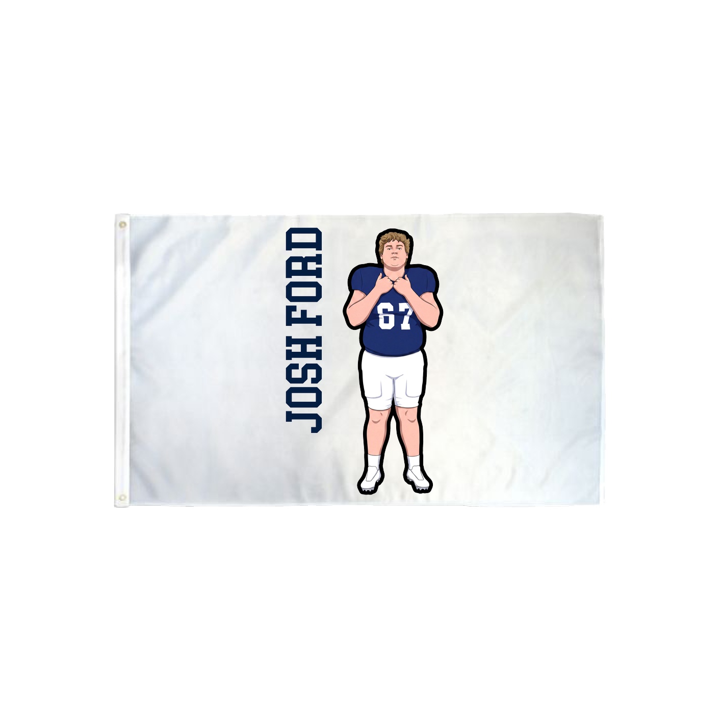 3x5 Flag — Name Vertical in Classic