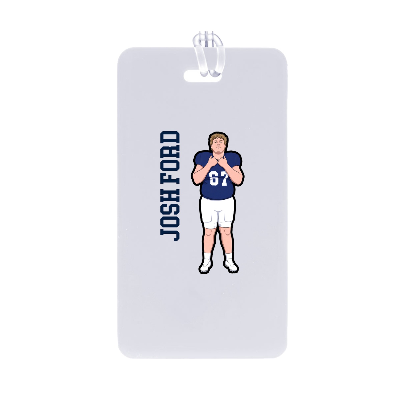 Bag Tag — Name Vertical in Classic
