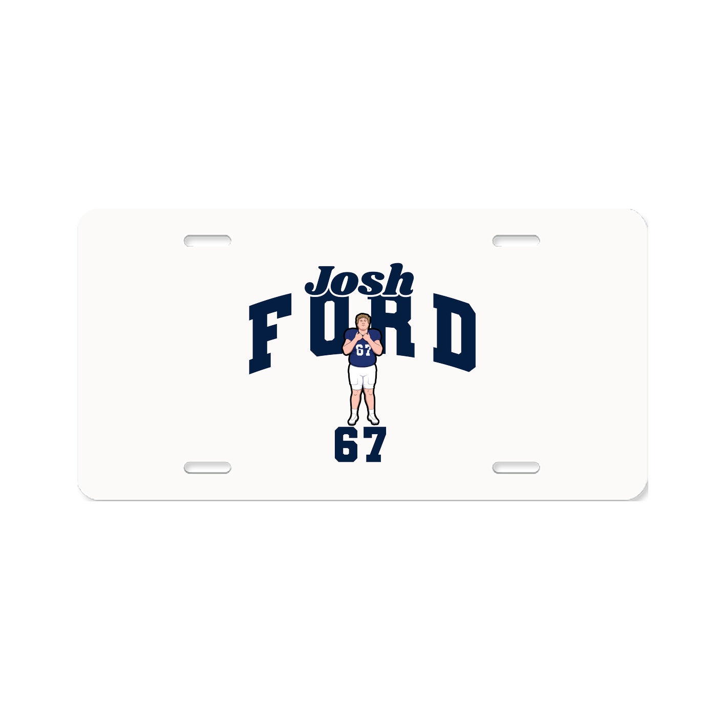 License Plate — Signature Arch in Classic