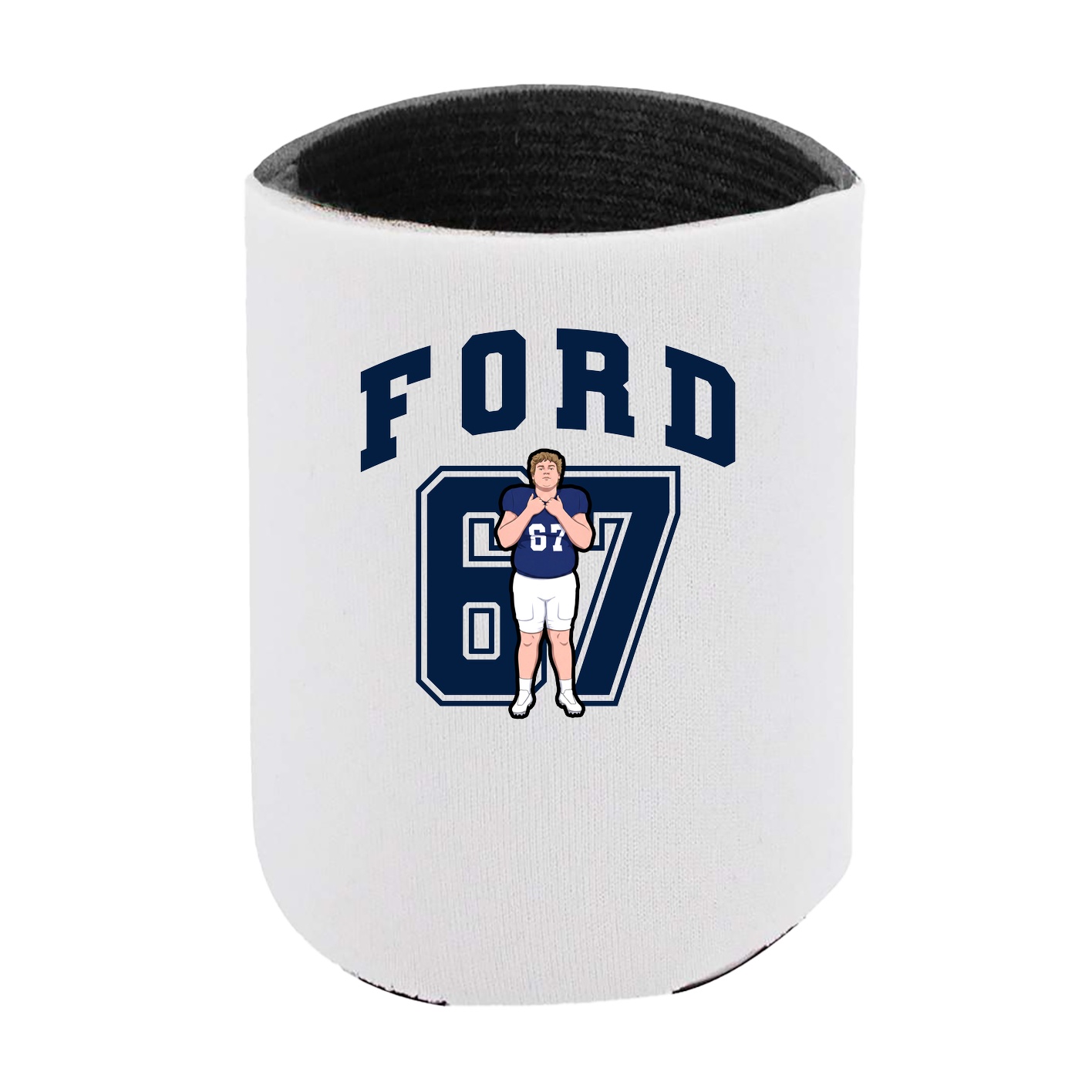 Can Holder — Number in White