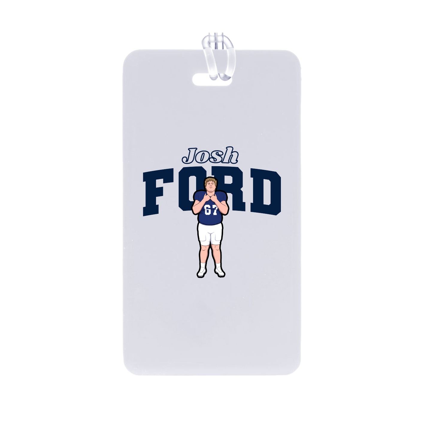 Bag Tag — Name Arch in Classic