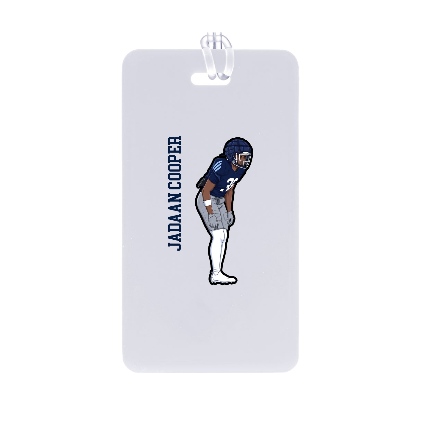Bag Tag — Name Vertical in Classic