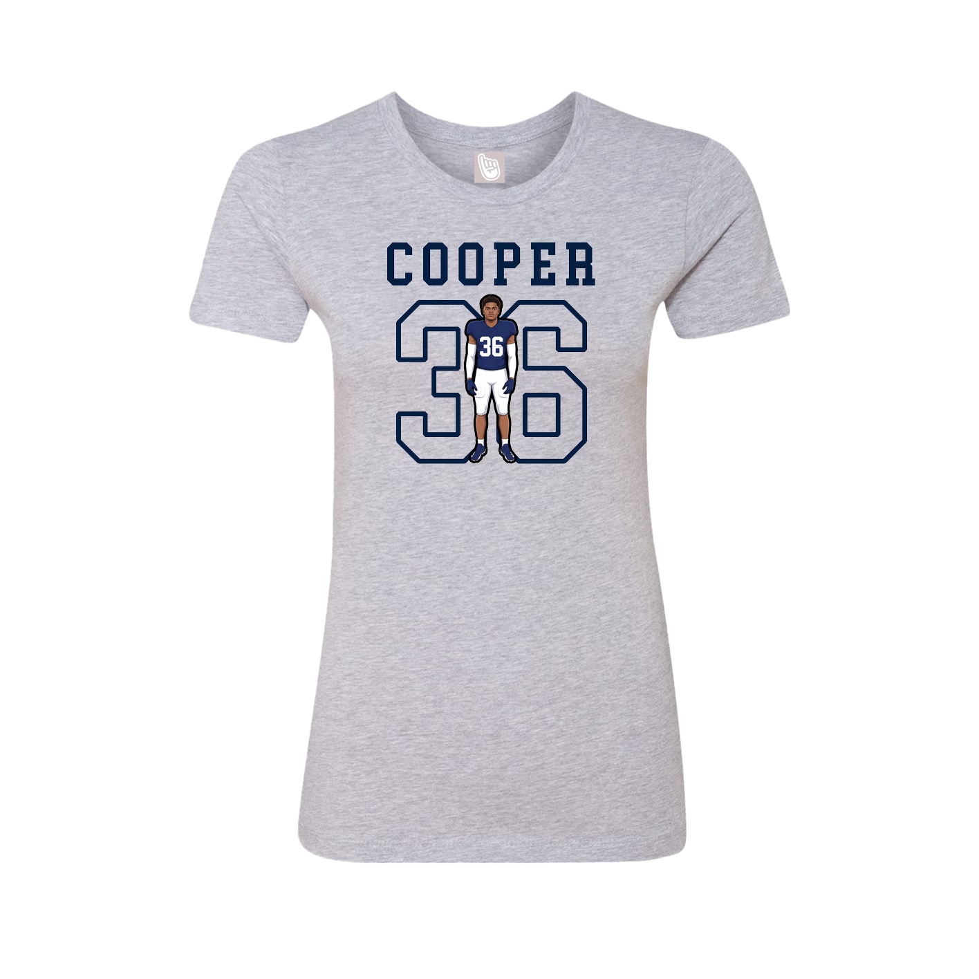 Fitted Women's Tee — Shirsey in Grey