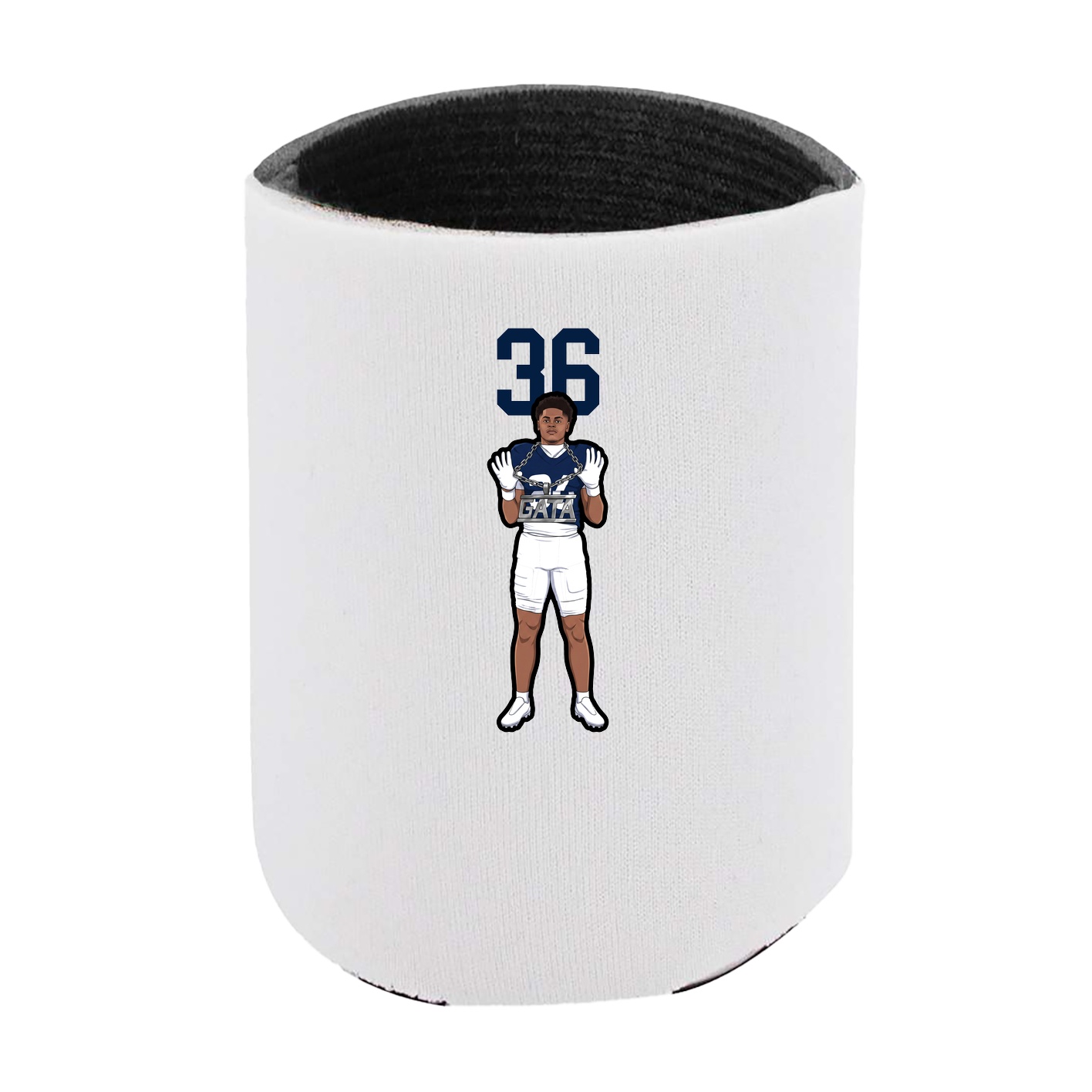 Can Holder — Number Top in White