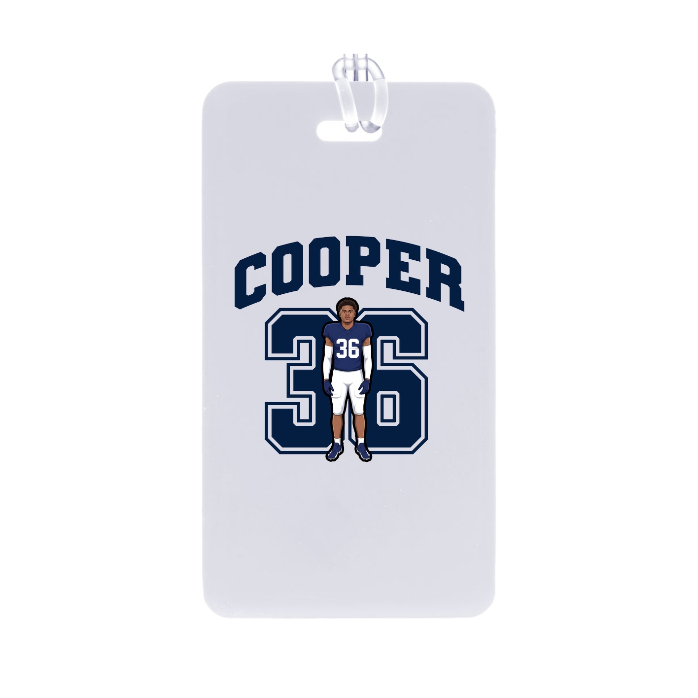 Bag Tag — Number in Classic