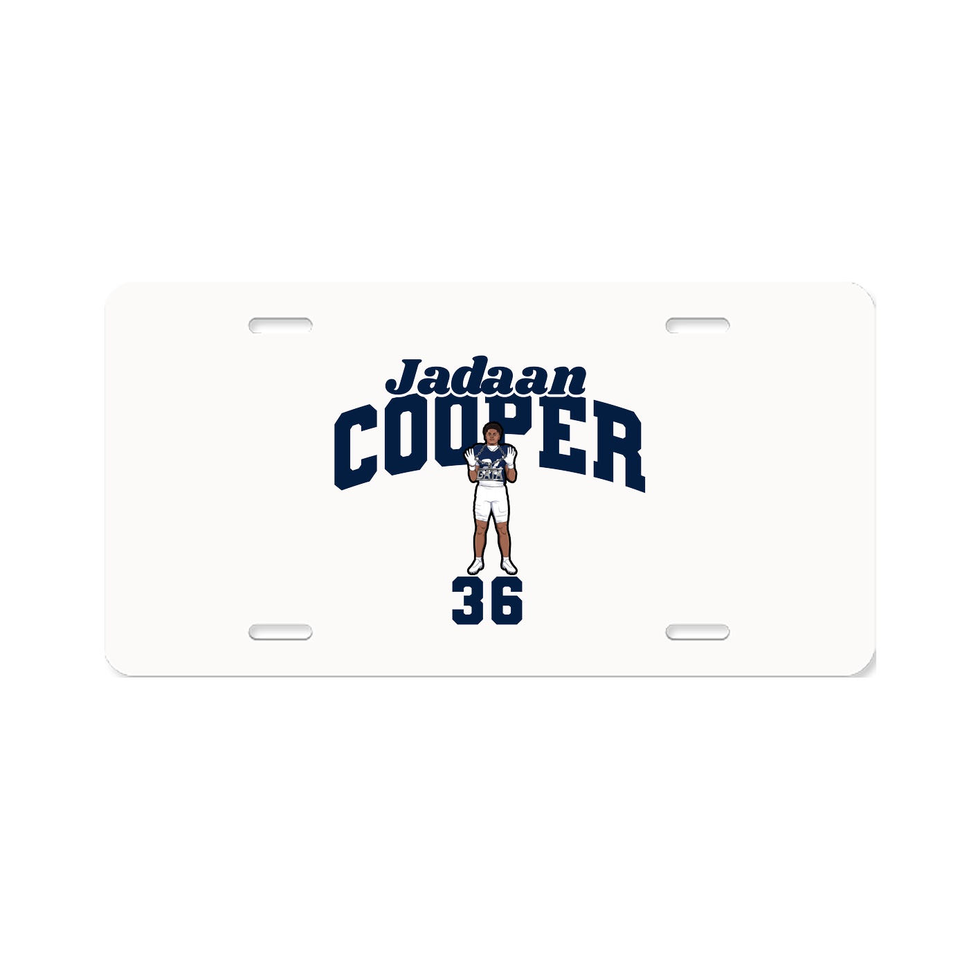 License Plate — Signature Arch in Classic