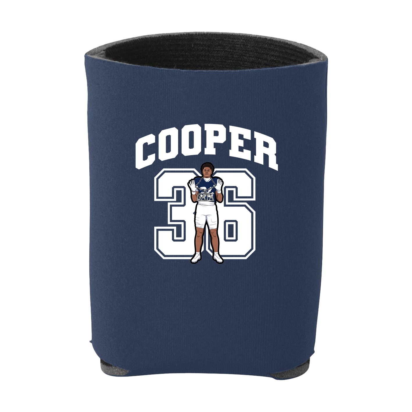 Can Holder — Number in Navy
