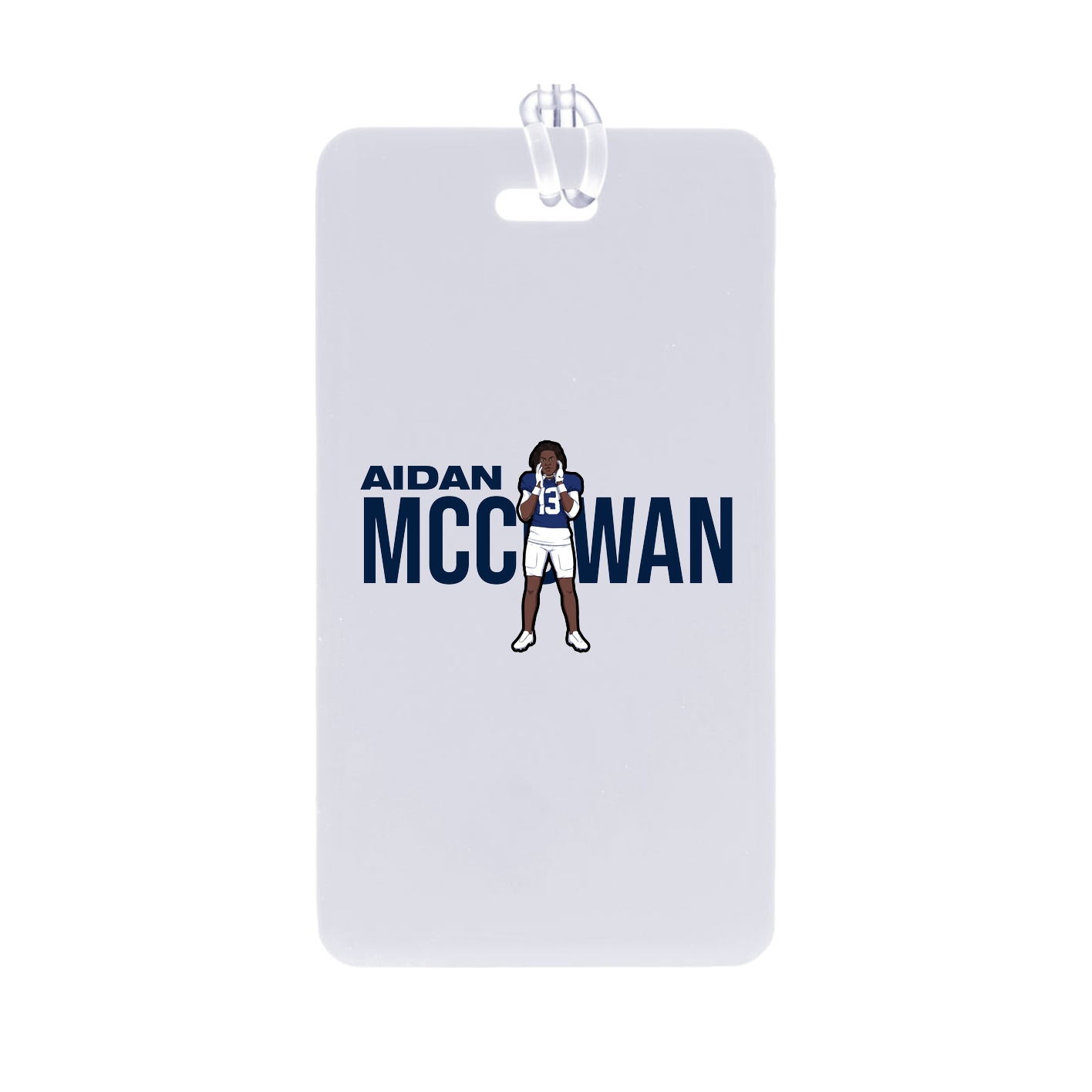Bag Tag — Player Name in Classic