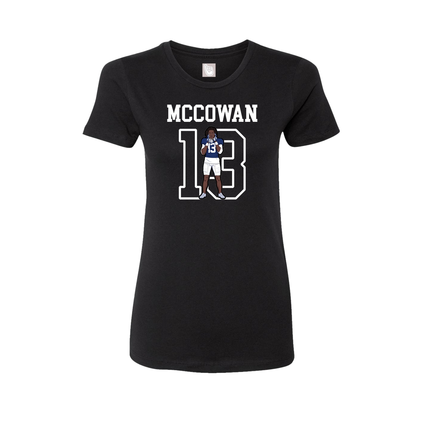 Fitted Women's Tee — Shirsey in Black