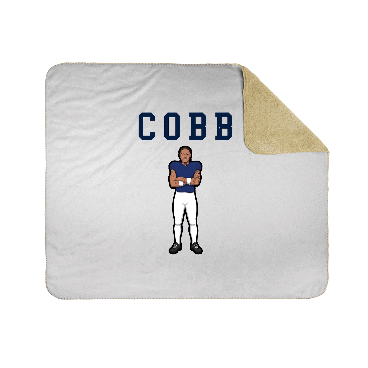 Throw Blanket — Shirsey in White