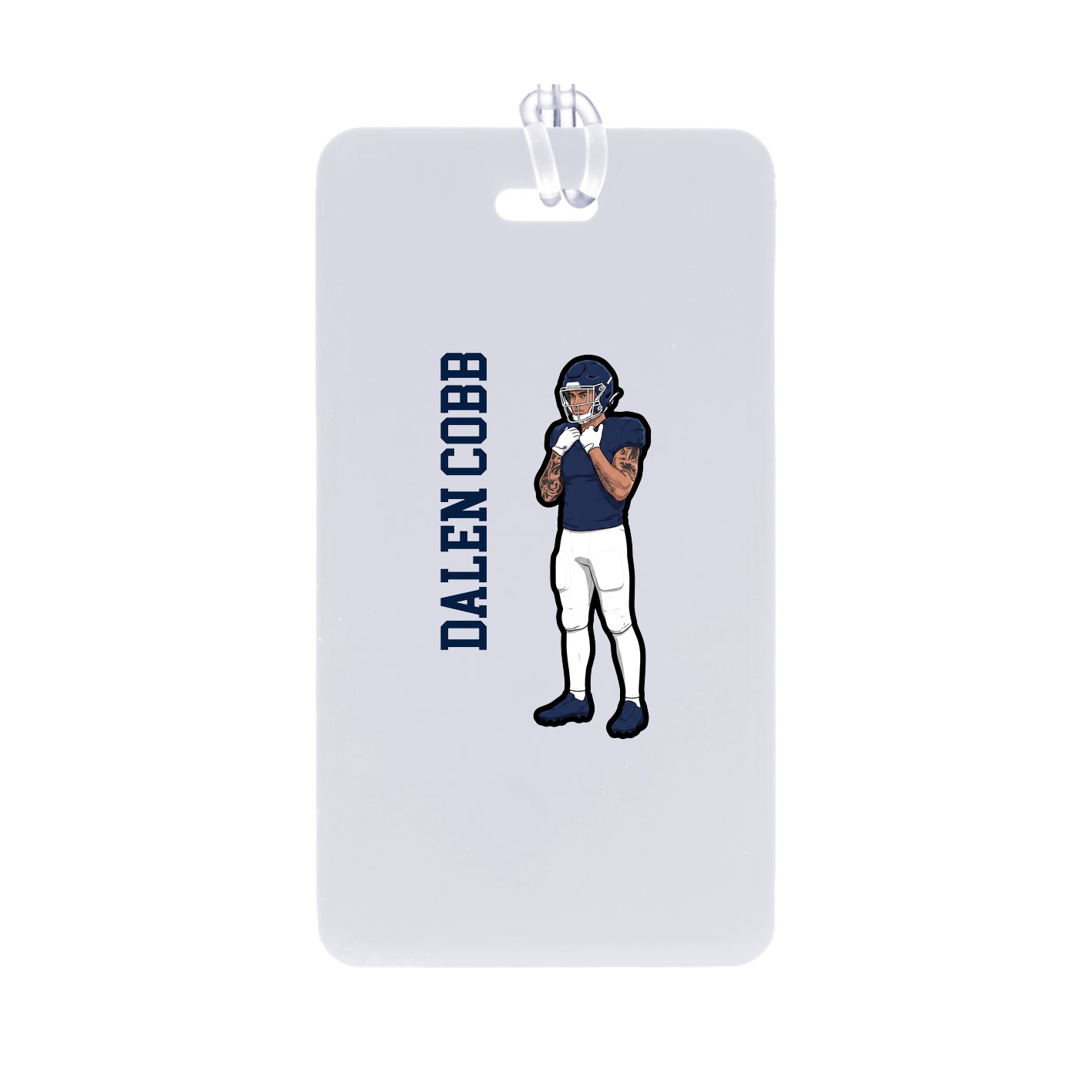 Bag Tag — Name Vertical in Classic