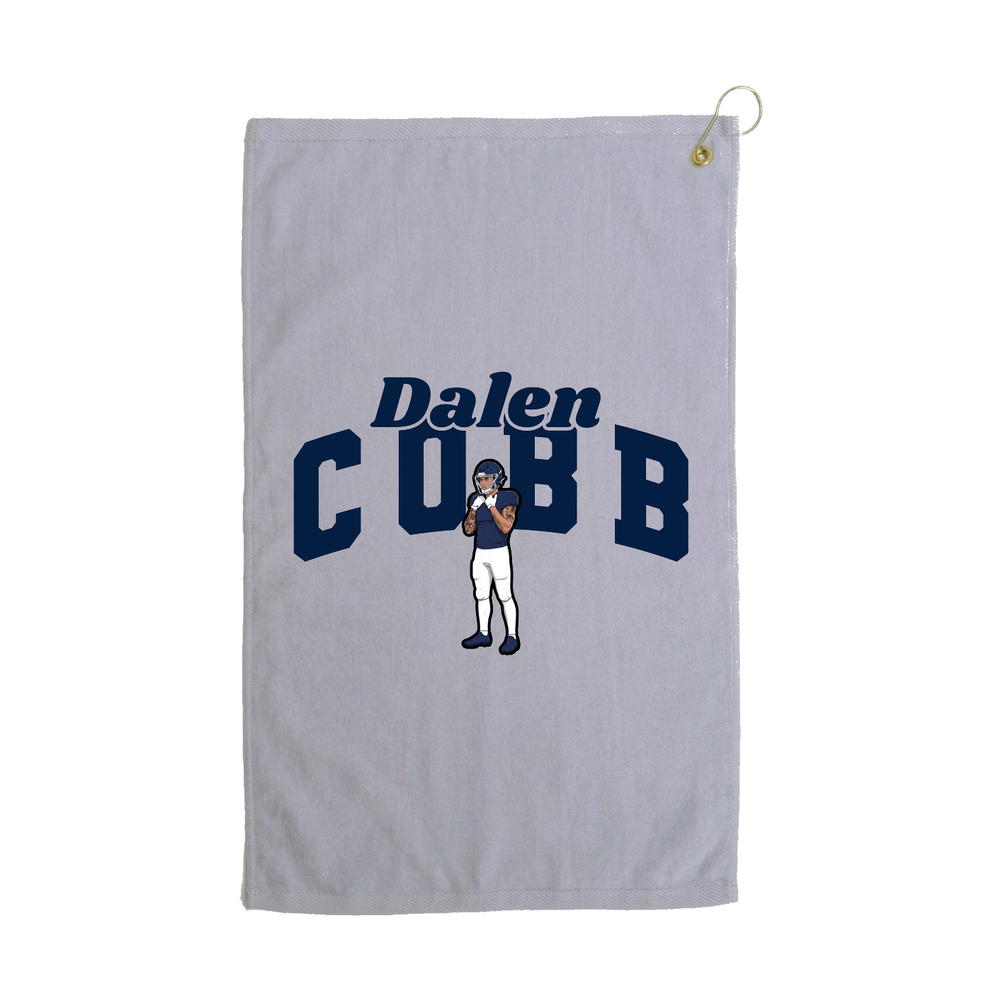 Golf Towel — Signature Arch in Grey