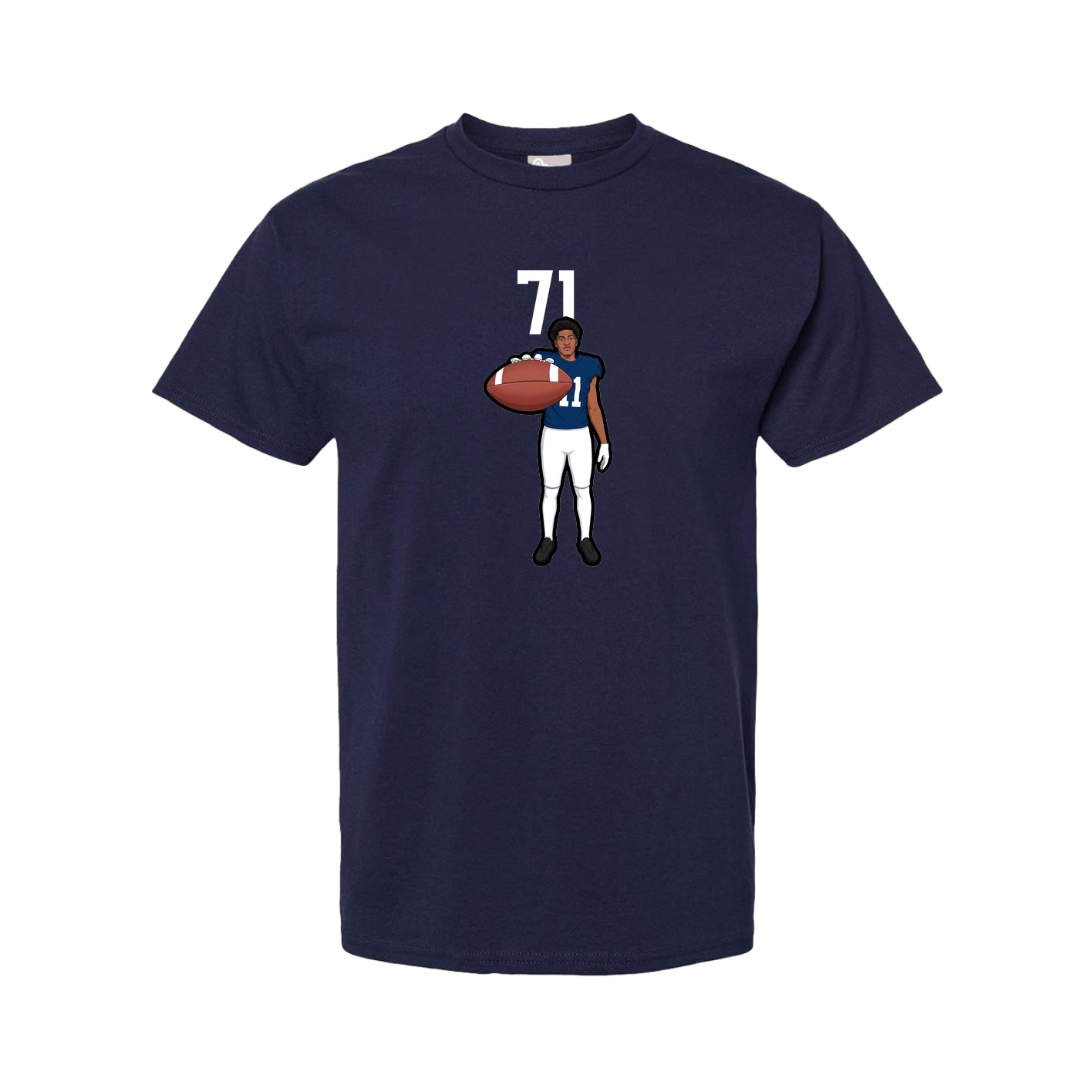 Youth Tee — Number Top in Navy