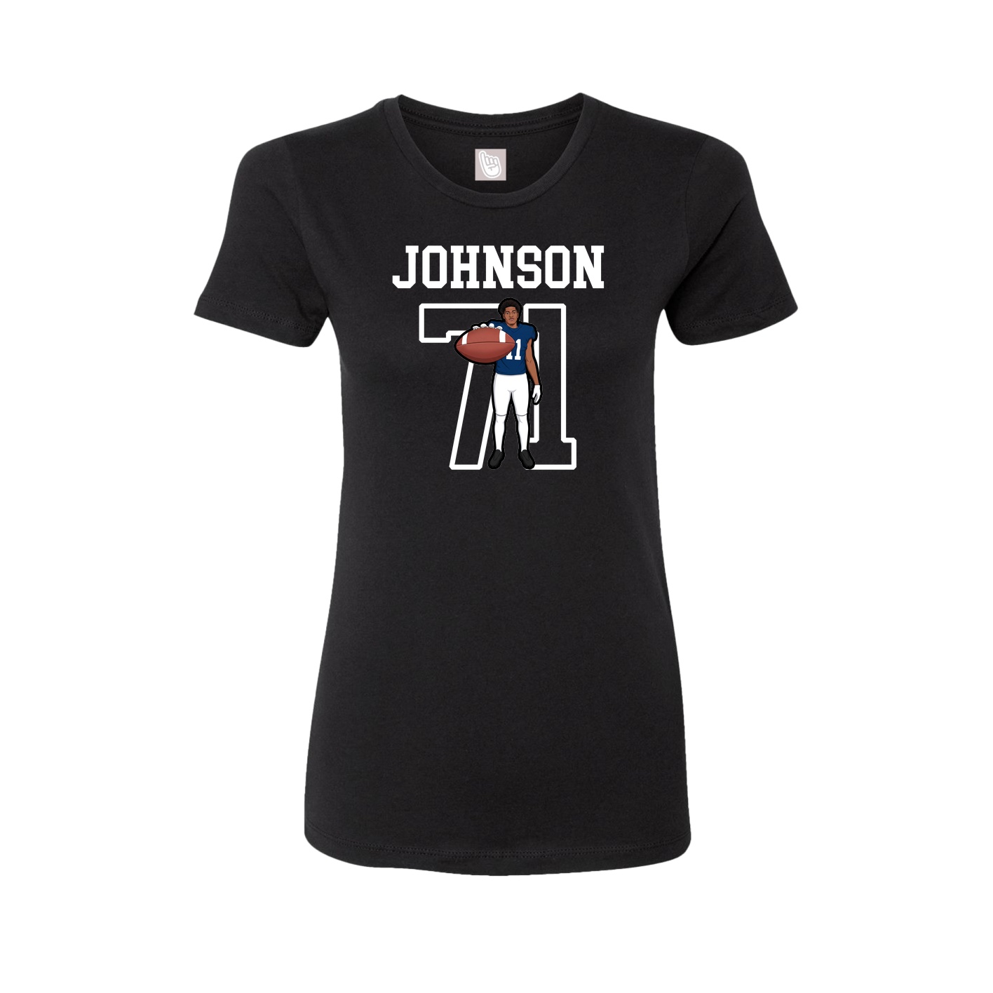 Fitted Women's Tee — Shirsey in Black