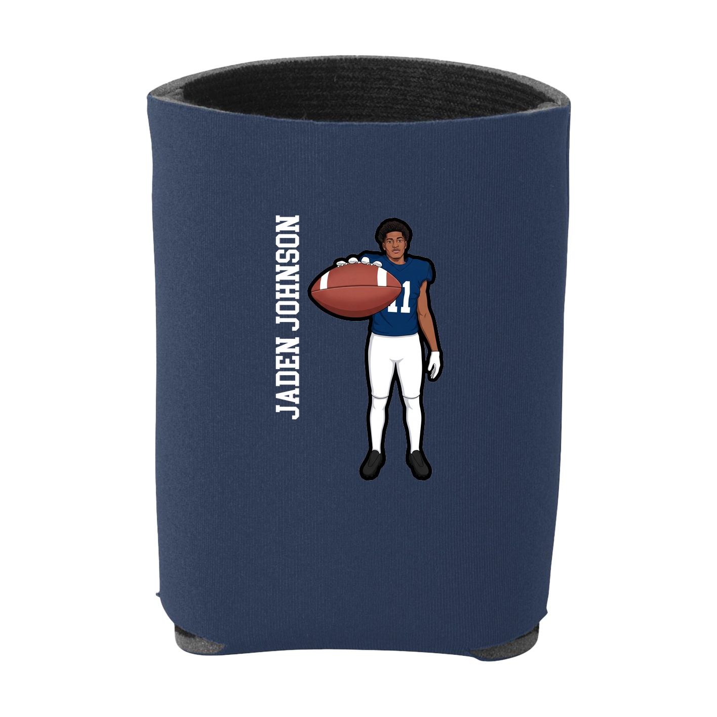 Can Holder — Name Vertical in Navy