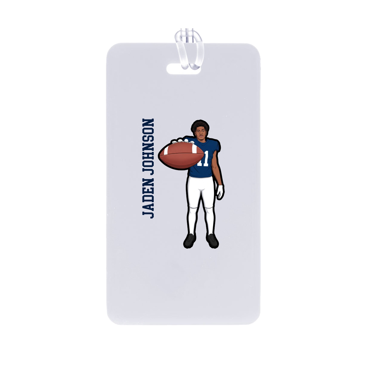 Bag Tag — Name Vertical in Classic
