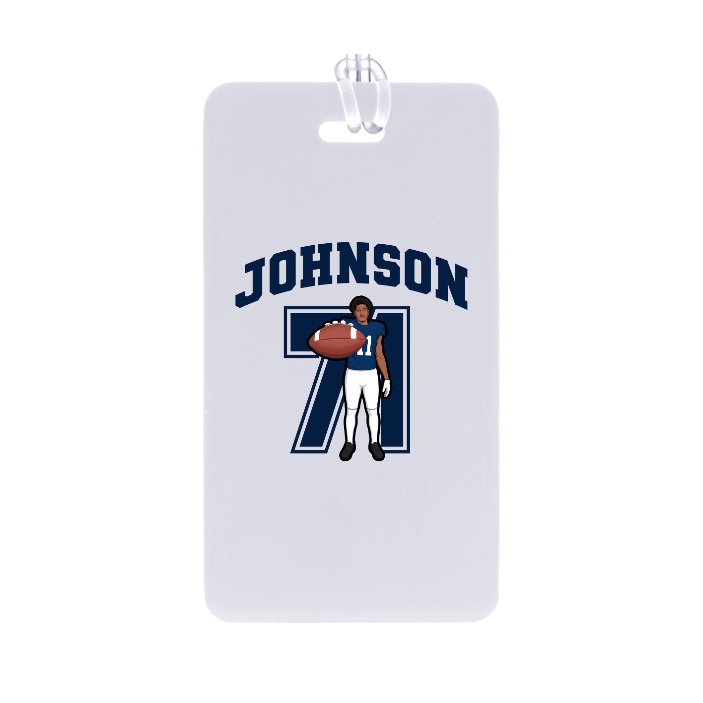 Bag Tag — Number in Classic