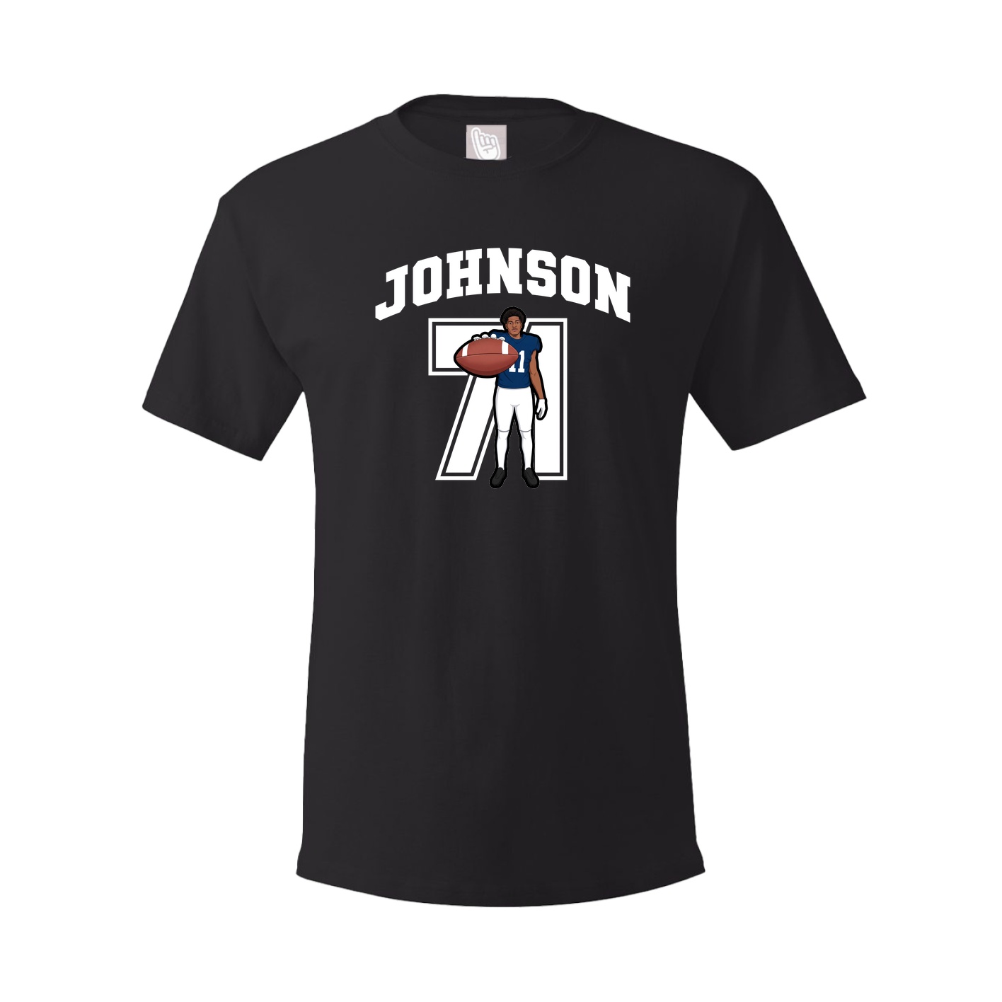 Youth Tee — Number in Black
