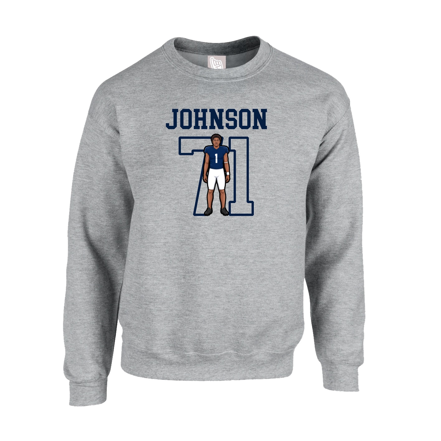 Fleece Crew — Shirsey in Grey